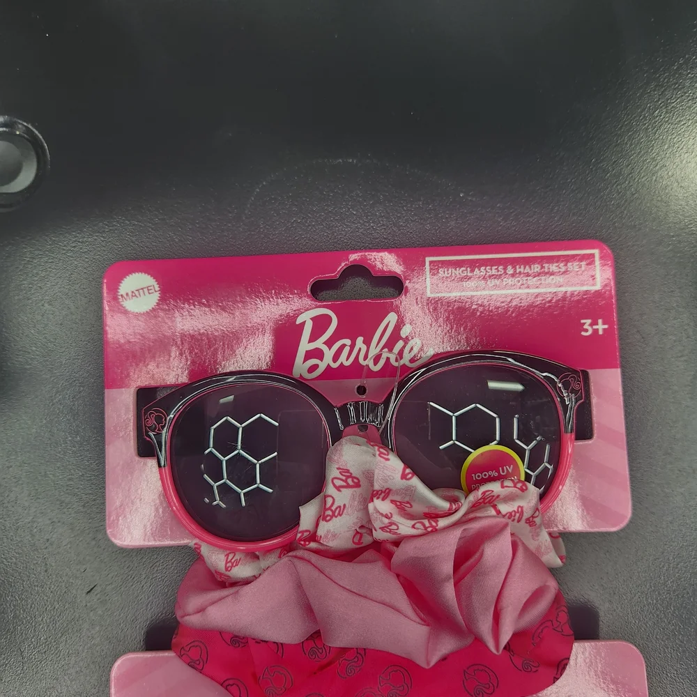 Barbie Stylish Pink Sunglasses & Scrunchies Set